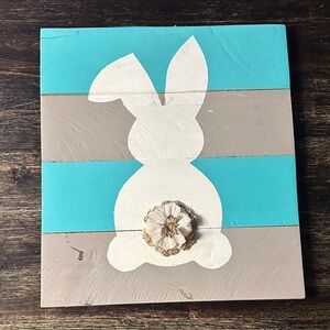 Rustic Bunny Wall Art